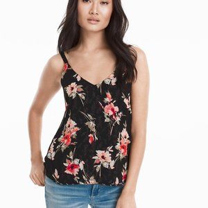 WHBM | Reversible Woven Floral Camisole. Like New!